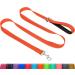 Taglory dog leash little dogs light |Reflecting double -sided |Padded handle |Up to 10 kg |1.2m x 2cm |Orange 1.2 m x 2.0 cm (1 -pack) orange
