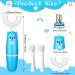Kids Electric U-Shaped Toothbrush Set | Toddler Ultrasonic Toothbrush with 3 Brush Heads | Cartoon Design | Oral Cleaning for Children - Buy Online on GoSupps.com