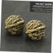 Beaupretty Copper Walnut Massage Balls for Feet - Sports Accessories & Home Decor - 3.5cm Golden Foot Ornaments - Buy Online on GoSupps.com