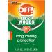 OFF! Deep Woods Mosquito and Insect Repellent Wipes Long lasting - 12 Individually Wrapped Wipes