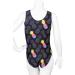 Destira Girls Gymnastic Leotard - Super Soft Stretch Tank Style Outfit with Scrunchie - Poppin' Pineapple Child Large (10) - Buy Online on GoSupps.com