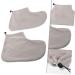 minkissy 3 Pairs Wax Therapy Warm Foot Cover Paraffin Heated Bag Medicated Socks Wax Bath Foot Hand Paraffin Booties Beauty Wax Foot Wrapping Cover Pedicure Foot Paraffin Foot Liners Plush - Buy Online on GoSupps.com