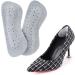 FRCOLOR 4 Pairs Anti-Wear Back Stickers for Shoes | Heel Protectors & Pads | Grey Leather Heelpieces 18X10.5cm - Buy Online on GoSupps.com