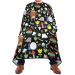 Waterproof Barber Cape -Animals Butterflies Flowers and Bears Cheetah Haircut Bib for Men Unisex Hair Cutting Cape(8rp1a)