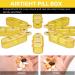 2-Times-A-Day Monthly Pill Box Organizer with 32 Compartments - Easy Open Design for Children, Elderly, and Arthritic Hands - Yellow - Buy Online on GoSupps.com