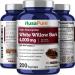 Buy NusaPure White Willow Bark 4000mg - Max Strength Veggie Capsules Non-GMO with Bioperine - 200 Count for Optimal Health - Buy Online on GoSupps.com