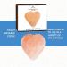 Pure Himalayan Salt Works Heart Massage Stone - Hand-Carved Pink Crystal for Therapy, Deodorant, Scrubs - 2.75 x 3 x 1.5 - Pack of 6 - Buy Online on GoSupps.com