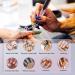 Electric Nail File & Cutter | 12 in 1 USB Manicure Pedicure Set for Gel Nails | Professional Pink Nail Care for Travel & Studio - Buy Online on GoSupps.com