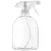 16oz / 500ml Clear Plastic Spray Bottle with Stream and Mist Settings for Haircuts, Water Plants, Cleaning, Cooking, Auto Detailing, Grilling, Disinfectant, Chemicals and Air Freshening. By alpree 1 Count (Pack of 1)