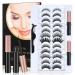 URAQT Magnetic Eyelashes with Eyeliner - 12 Pairs Natural Look False Reusable Fake Eye Lashes - Buy Online on GoSupps.com