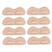 FOMIYES 4 Pairs Follow up Heel Cushion Heel Protection Pads Footwear Cushion High Heel Grip Wear-Resistant Heel As Shown 6.5X3.3CM