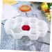 Alipis 2pcs 12 Silicone Molds Ice Molds Cocktail Ice Making Mould Refrigerator Ice Mold Ice Tray Ice Cubes 13X9 CM White - Buy Online on GoSupps.com