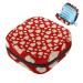 Retro Napkin Storage Bag Menstrual Bag Portable Zippered Sanitary Napkin Organizer for Teen Girls Women Ladies