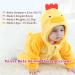Doladola Baby Chick Hooded Onesie Pajamas - Infant Romper 0-3 Months - Buy Online on GoSupps.com