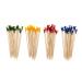 Royal R812W Club Cellophane-Frill Wood Picks 4" Assorted 10 Boxes of 1000 (Case of 10 000) - Buy Online on GoSupps.com