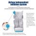 Tairibousy Medical Inflatable Walking Boot - Small Size for Foot Fracture, Sprained Ankle, and Achilles Tendonitis - Buy Online on GoSupps.com