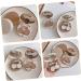 JECOMPRIS Sweet Contact Lens Container - 2 Sets Colored Travel Storage Case for Lentils Makeup & More | ABS Glossy Design - Buy Online on GoSupps.com