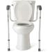 Medline Toilet Safety Rails: Adjustable Height Safety Frame for Easy Installation in Bathroom - Buy Online on GoSupps.com