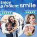 Professional Teeth Whitening Strips - 21 Treatments | Safe & Effective Teeth Whitener with Coconut Oil - Non-Sensitive Strips for White Teeth - Buy Online on GoSupps.com