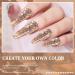 Professional Gold Glitter Acrylic Powder for Nail Extension - 28g/box (HJ-NAP017-No.28) - Buy Online on GoSupps.com