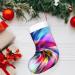 Buy Ffexs Blue Marine Life Christmas Socks - Velvet Tie Dye Holiday Socks for All Sizes - Perfect for New Year & Christmas Gift! - Buy Online on GoSupps.com