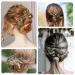 Bride Leaf Hair Pins Set - Vintage Gold Vine Barrettes with Emerald Green Crystals - Bridal Hair Accessories - Buy Online on GoSupps.com