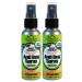 US Organic Mosquito Repellent Anti Bug Outdoor Pump Sprays, USDA Certification, Cruelty Free, Proven Results by Lab Testing, Deet-Free (2 oz - Value 2 Pack) Travel Size 2 Fl Oz (Pack of 2)