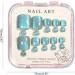 FEIlei Crystal Cat Eye Shining Diamond Foot Nail Patches Handmade Wearing Short Press on Nails for Toes Decoration 5# - Buy Online on GoSupps.com
