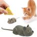 Cat toys mouse interactive movable cat toys wireless electronic remote -controlled rat mice pet toys for hunting and movement