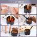 100pcs 5.9 X 0.5 Inch Wooden Candle Wicks Set with Wick Trimmer - Smokeless Candle Cores for DIY Candle Making - Buy Online on GoSupps.com