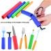 Foam Tubing Utensil Grips for Arthritic Hands - Set of 8 (4 Sizes) - Buy Online on GoSupps.com