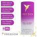 FREEDOM Natural Deodorant - 100% Aluminum & Paraben Free 24 Hour Odor Protection for Women & Men with Sensitive Skin Made with Magnesium & Natural Essential Oils (Lavender Paper Twist Tube) 2 Pack Lavender 0.95 Ounce (Pack of 2) - Buy Online on GoSupps.com