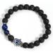 Shop MILAKOO Lapis Lazuli & Tiger Eye Hamsa Hand Bracelet | 7 Chakra Lava Stone Beads | International Shipping Available - Buy Online on GoSupps.com