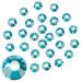 Jollin Rhinestones Glass Flat Back for Adhesive Aquamarine ss20 576pcs Aquamarine ss20 576pcs