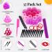 FROZZKY Hair Rollers Set for Long Hair - 37 PCs Including Velcro Curlers, Clips, Combs, and Braiding Tool - Buy Online on GoSupps.com