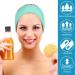 Whaline Spa Facial Headband Make Up Wrap Head Terry Cloth Headband Adjustable Towel for Face Washing Shower Facial Cover 3 Pieces (Blue Green Yellow) - Buy Online on GoSupps.com