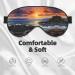 Ireland Sunset Seascape Print Eye Mask | Ultra-Soft Light-Blocking for Restful Sleep | International Shipping Available - Buy Online on GoSupps.com