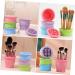 Mipcase Silicone Makeup Brush Cleaner Makeup Brush Washing Mat Brush Washing Tool Makeup Brush Cleaning Mat Makeup Brush Organizer Makeup Sponge Cleaners Brush Holder Silica Gel Pink Fold 10x8.5cm Pink - Buy Online on GoSupps.com