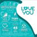 Love You Triple Magnesium Complex 300mg per Serving, Premium Magnesium Glycinate, Citrate & Malate High Absorption for Muscle, Nerve & Sleep Support, 90 Veggie Capsules Made in USA - Buy Online on GoSupps.com