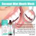 Coconut-Mint Mouth Care Set | Teeth Whitening Fresh Breath & Tongue Scraper - 100ml - Buy Online on GoSupps.com