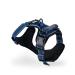 lionto dog harness padded anti-pull harness reflective safety harness adjustable size S blue S Blue