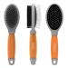 Wahl Canada Double Sided Brush Dog Brush Detangling & Smoothing Metal Pins with rounded tip & soft nylon bristles Comfort Grip Gel Handle Great for Dog Grooming - Model 58421 - Buy Online on GoSupps.com
