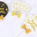 Personalised Cake Toppers Cake Decorations 1PC Happy Birthday Cake Decor Happy Birthday Dessert Decoration Supplies Gold Bowknot Design Cake Toppers (Color : Gd) (Color : WTR) (Color : Gd) - Buy Online on GoSupps.com