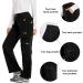 Women's Hiking Cargo Pants Joggers | Cotton Casual Military Army Combat Work Pants | 7 Pockets | Small Black - Buy Online on GoSupps.com