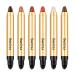 6Pcs Colorful Glitter Eyeshadow Stick Set High Pigmented Long Lasting Waterproof Eye Shadow Sticks Makeup Sets Easy to Apply Shimmer Cream Professional Eyeshadow Pencil Crayon Set