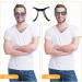 12 Pairs Silicone Nose Pads - Self-Adhesive D-Shape Anti-Slip Pads for Glasses & Sunglasses - Transparent Sticky Back for Comfort - Buy Online on GoSupps.com