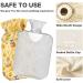 Honey Bee Hot Water Bottle with Cover - 1L BPA Free Pain Relief Bag for Bed Hand & Feet | International Shipping - Buy Online on GoSupps.com