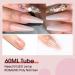 ROSALIND 60ml Soft Pink Poly Extension Gel - Fall Nail Art Decor | Builder for Nails UV Lamp Required - Women's Gift - Buy Online on GoSupps.com