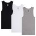 Efit 3-6 Pack Men's 100% Cotton Wife Beater A-Shirts Undershirt Plain Ribbed Tank Top X-Large 3 Mix