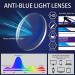 5 Pack Blue Light Blocking Reading Glasses for Men and Women - Anti Eyestrain & Glare - Computer Readers (2.75) - Buy Online on GoSupps.com